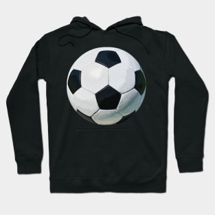 Vintage soccer ball red Hoodie